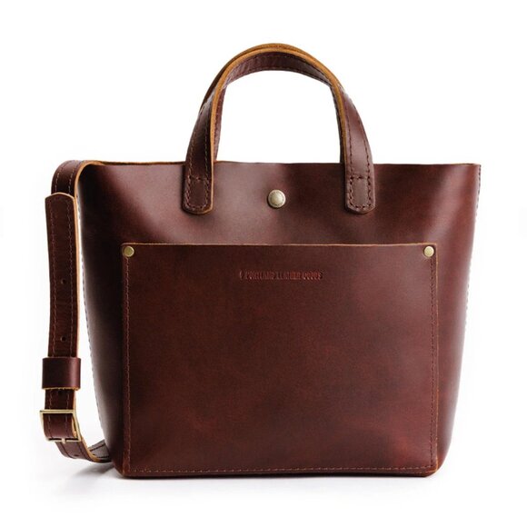 PORTLAND LEATHER GOODS Mini Crossbody Tote - Picture 6 of 8